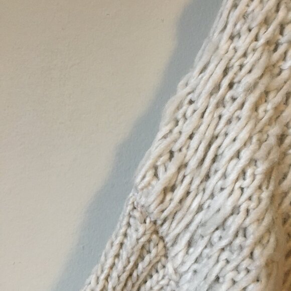 Lovestitch Cottagecore Chunky Loose Knit Wool Blend Cardigan Sweater - Picture 4 of 16